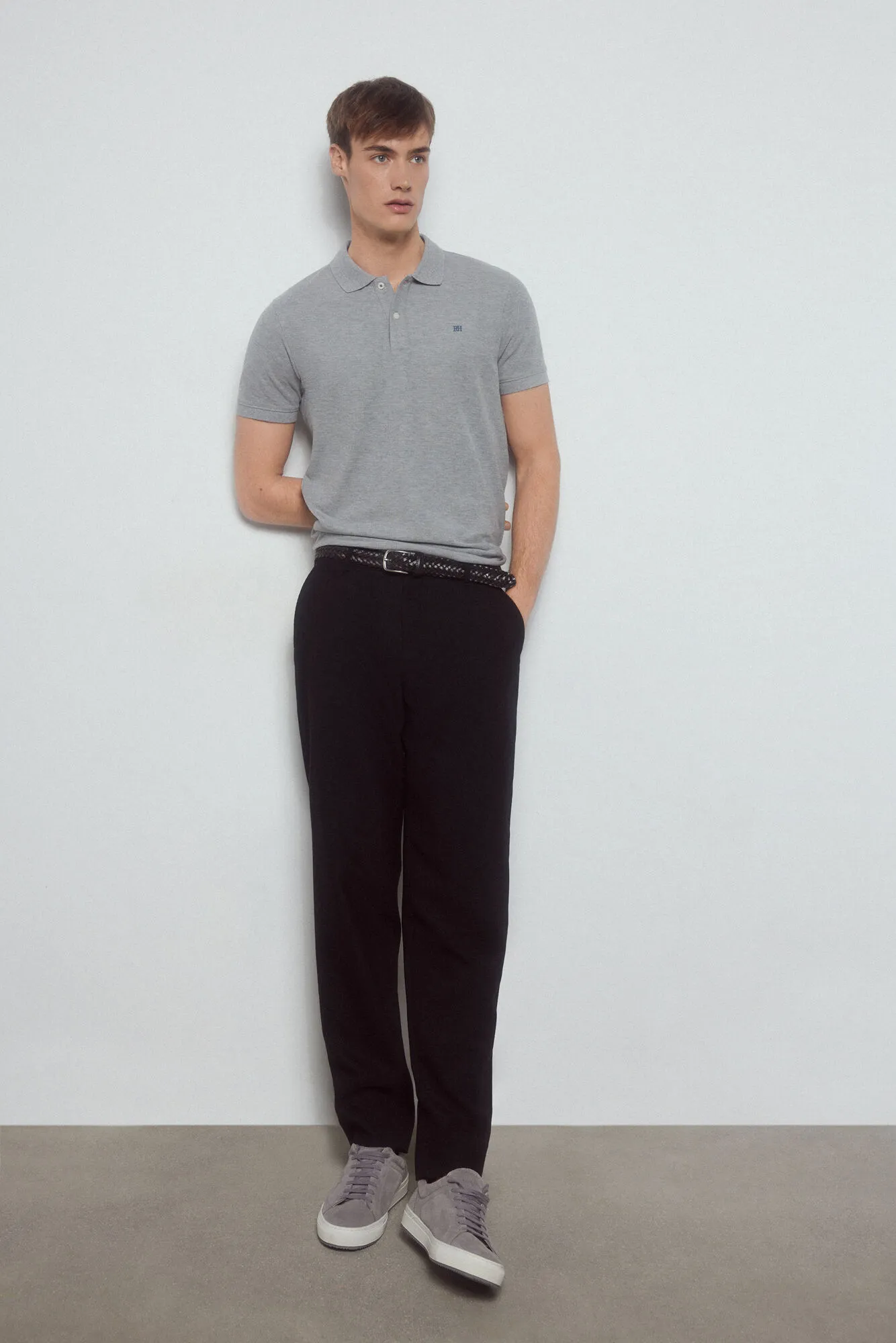 Essential slim polo shirt