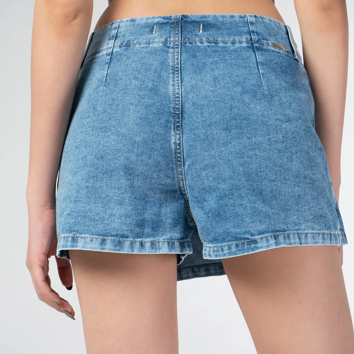 Falda Short Denim Slim Dramatic