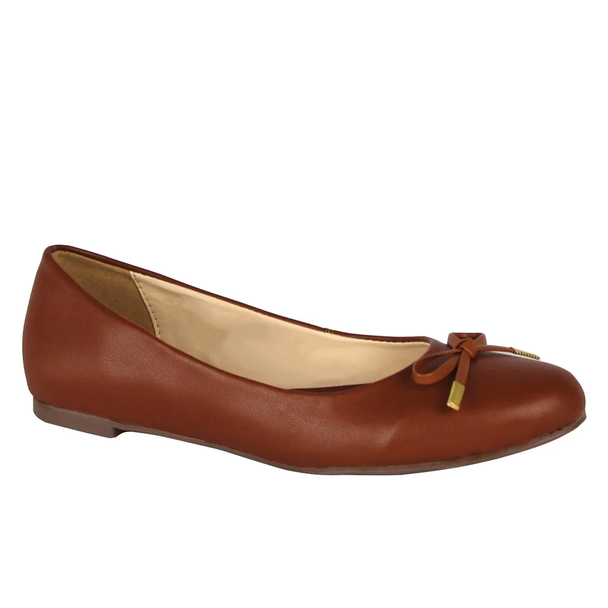 Flats clasicas Exterior Piel sintética Color Café Para Mujer De RBCOLLECTION