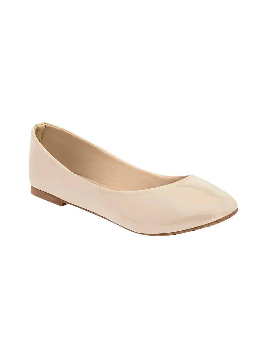 Flats clásicas Exterior Sintético Color Beige Para Mujer De RBBASICS