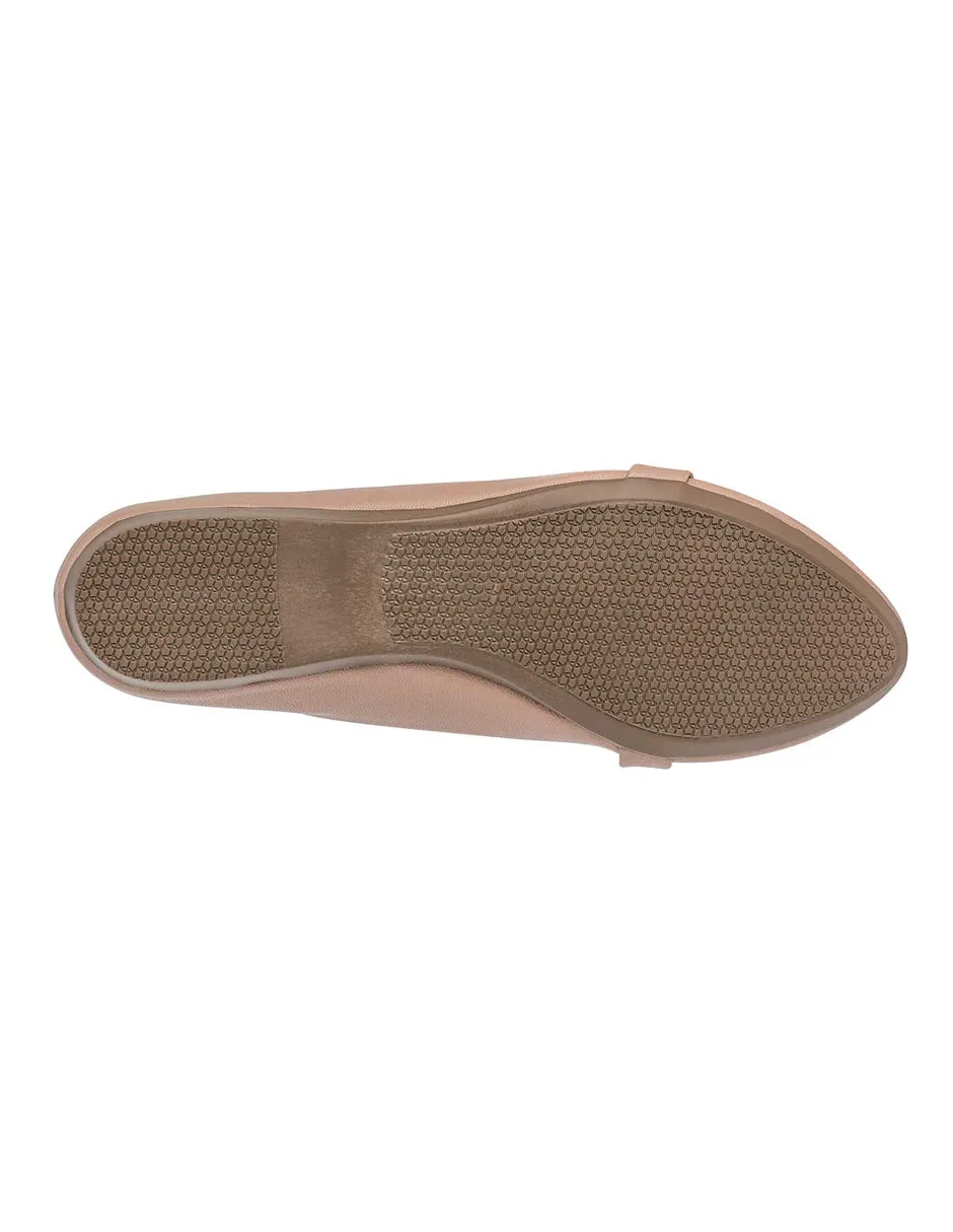 Flats clásicas Exterior Sintético Color Beige Para Mujer De RBCOLLECTION