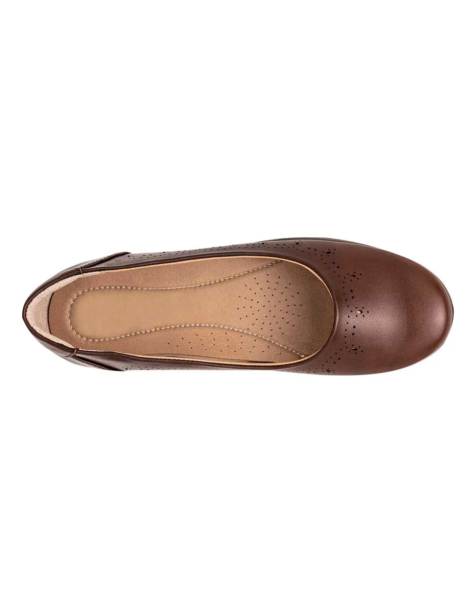 Flats clásicas Exterior Sintético Color Café Para Mujer  De RBCOLLECTION