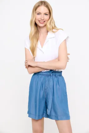 Fluid Tencel Bermuda shorts