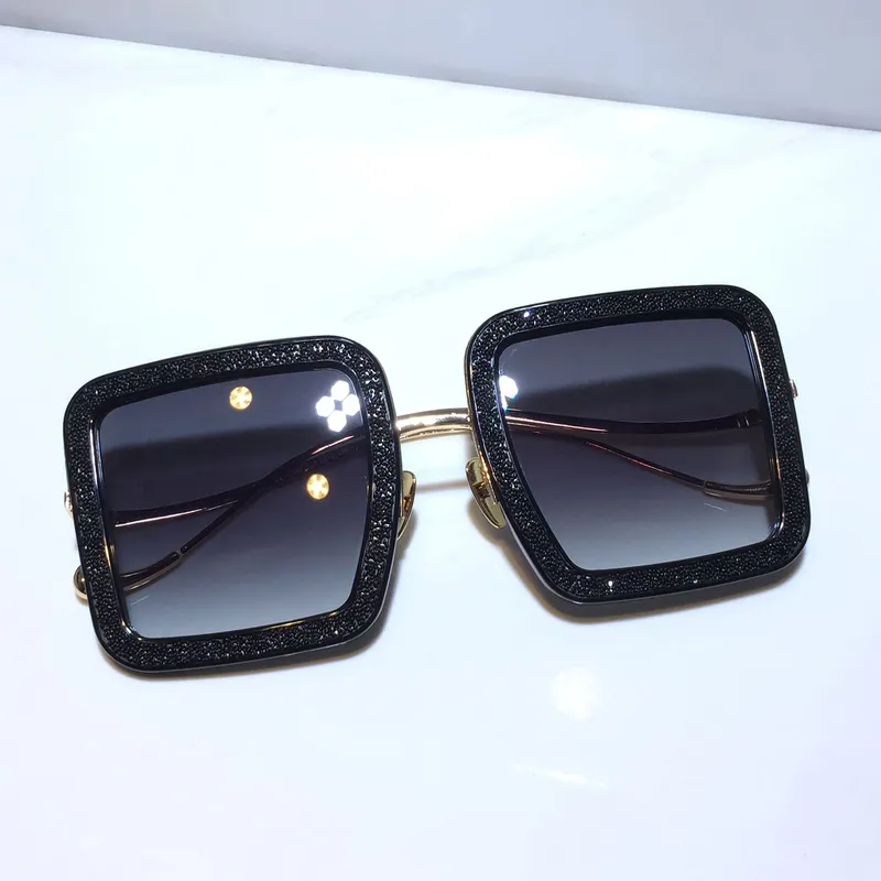 Gafas de sol para hombres y mujeres, ANNA, estrella radiante, estilo cuadrado, placa Retro antiultravioleta, montura completa, g