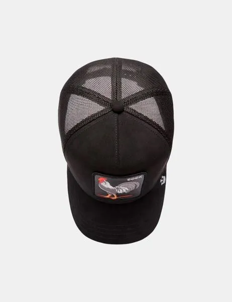 Gorra GOOIN BROS THE SUEDE ROOSTER - Black