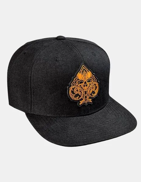 Gorra HYRAW ACE OF SKULL - Black