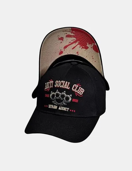 Gorra HYRAW ANTI SOCIAL CLUB SNAPBACK - Black