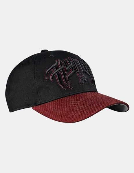 Gorra HYRAW RED LIGHT - Black/Burgundy