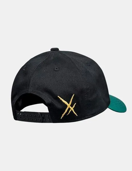 Gorra HYRAW SACRED HEART - Black/Turquoise