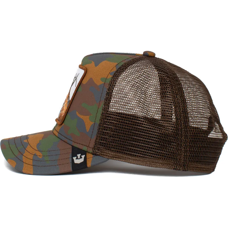 Gorra trucker camuflaje cabra G.O.A.T. Clay Henry The Farm de Goorin Bros.