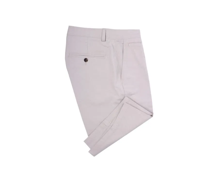 Greige Chino Shorts - BARRY