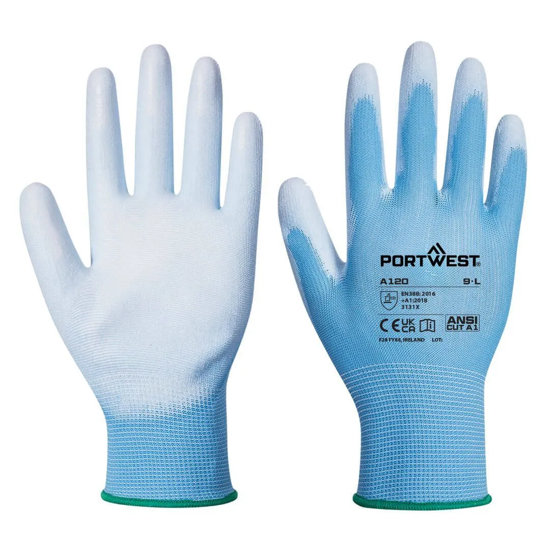 Guantes con palma de PU 