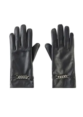 Guantes Negro-plata