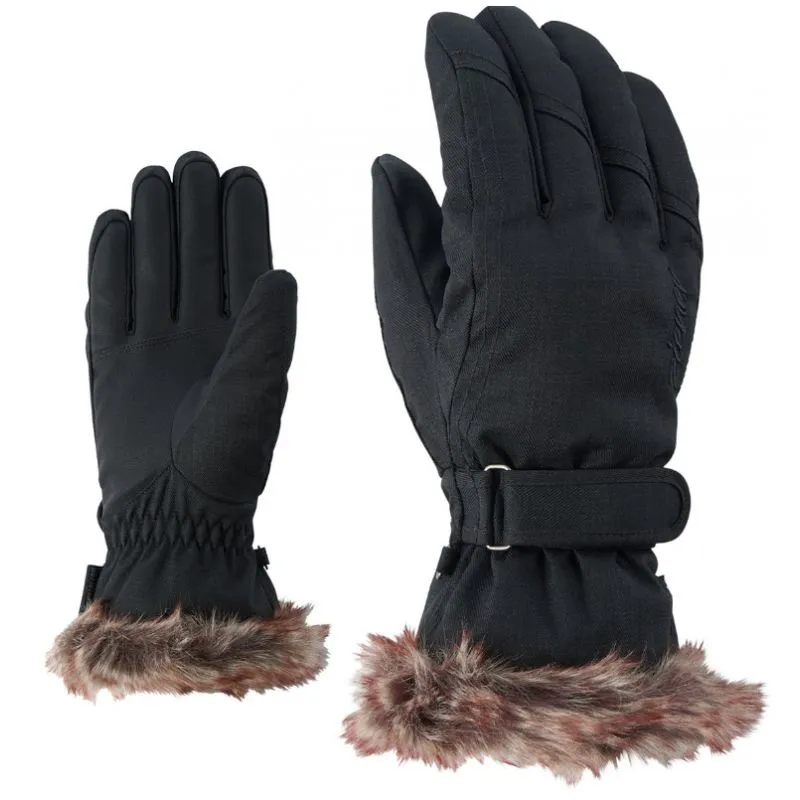 Guantes Ziener Kim (Negro-Stru) Mujer