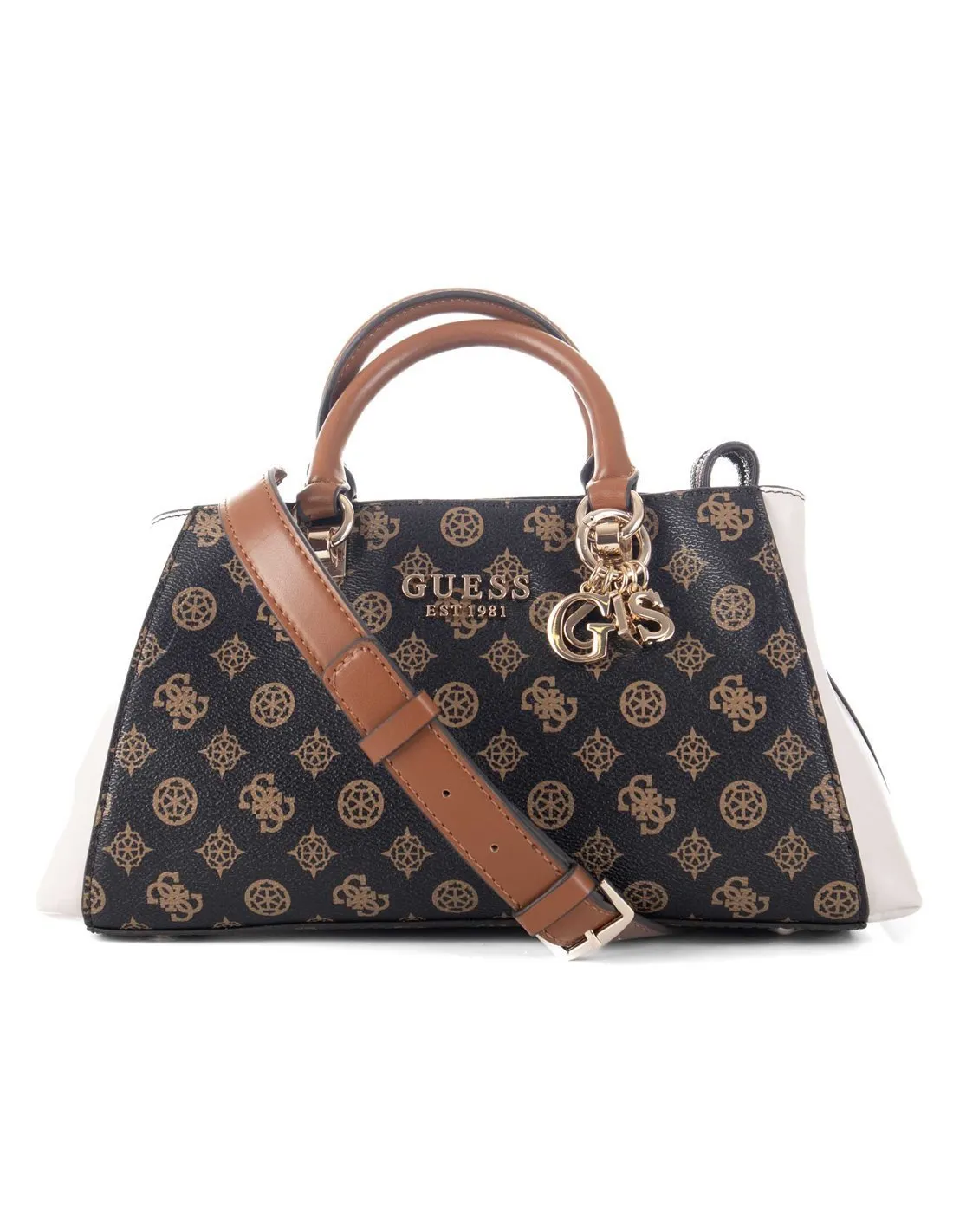 GUESS - Bolso mocha logo Evelune 