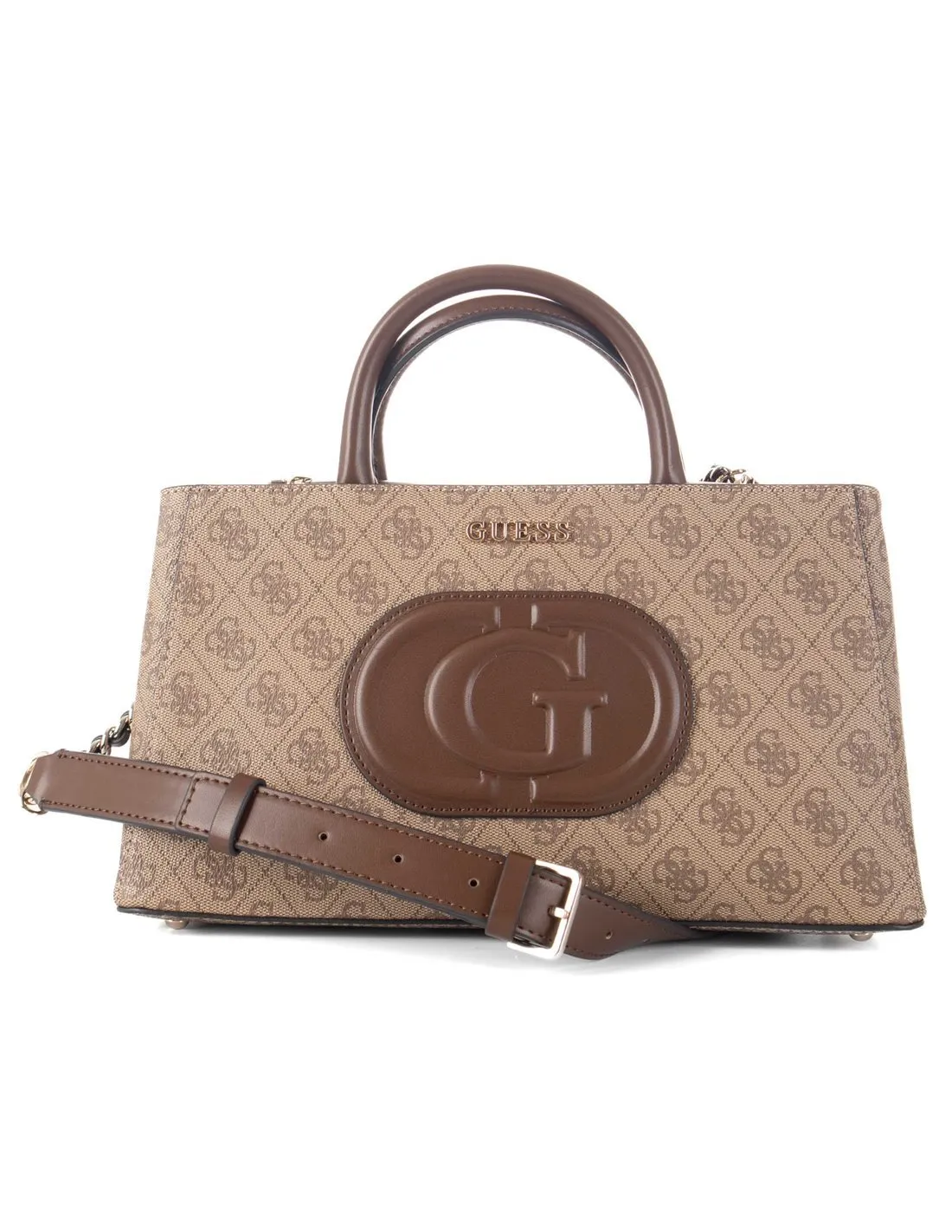 GUESS - Bolso shopper marrón Eco Mietta ESG951305 