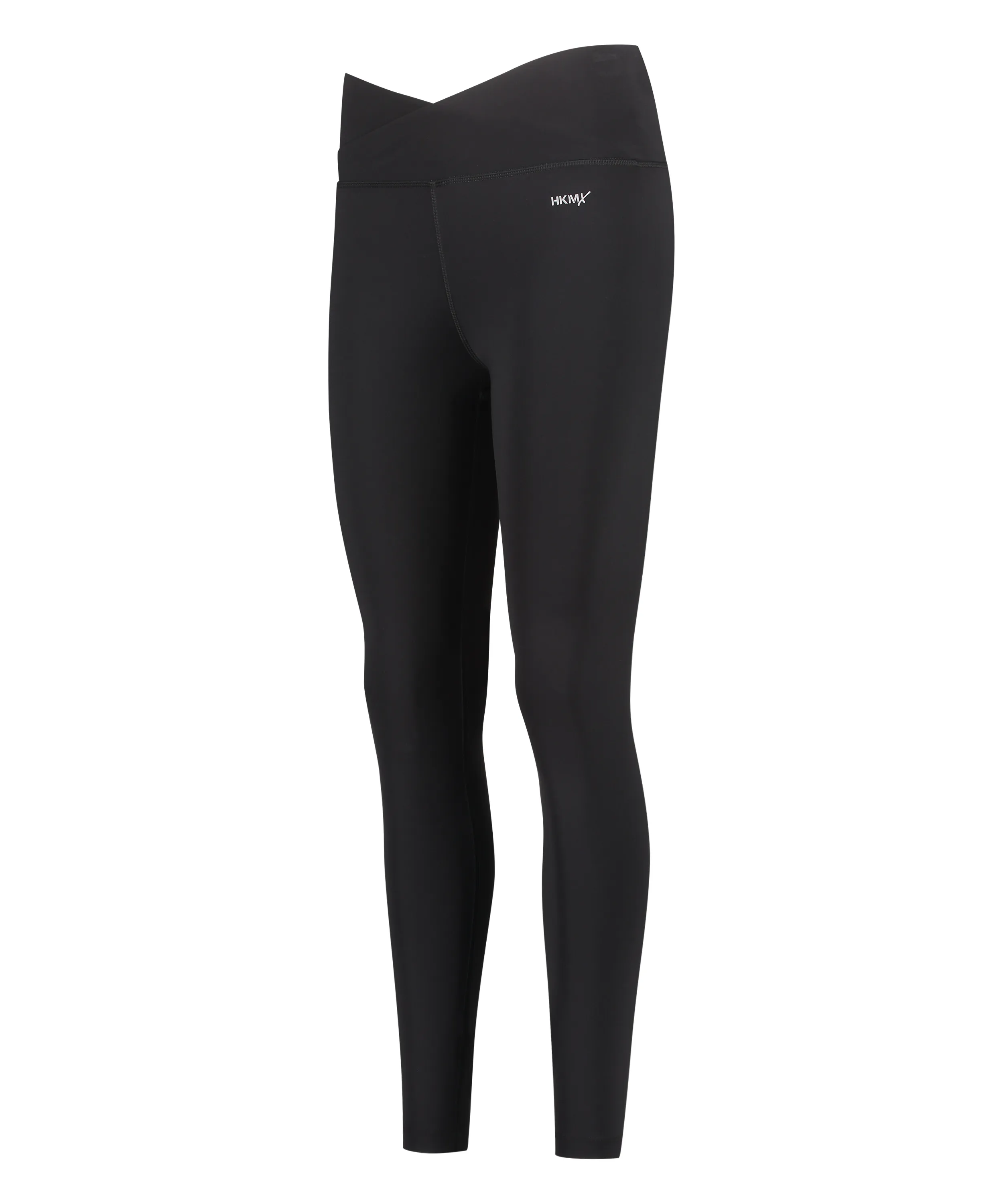 HKMX Leggings cruzados de talle alto - Negro