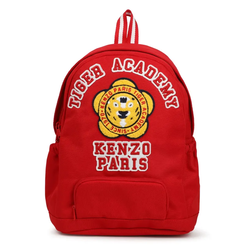 KENZO KIDS Mochila con tigre bordado