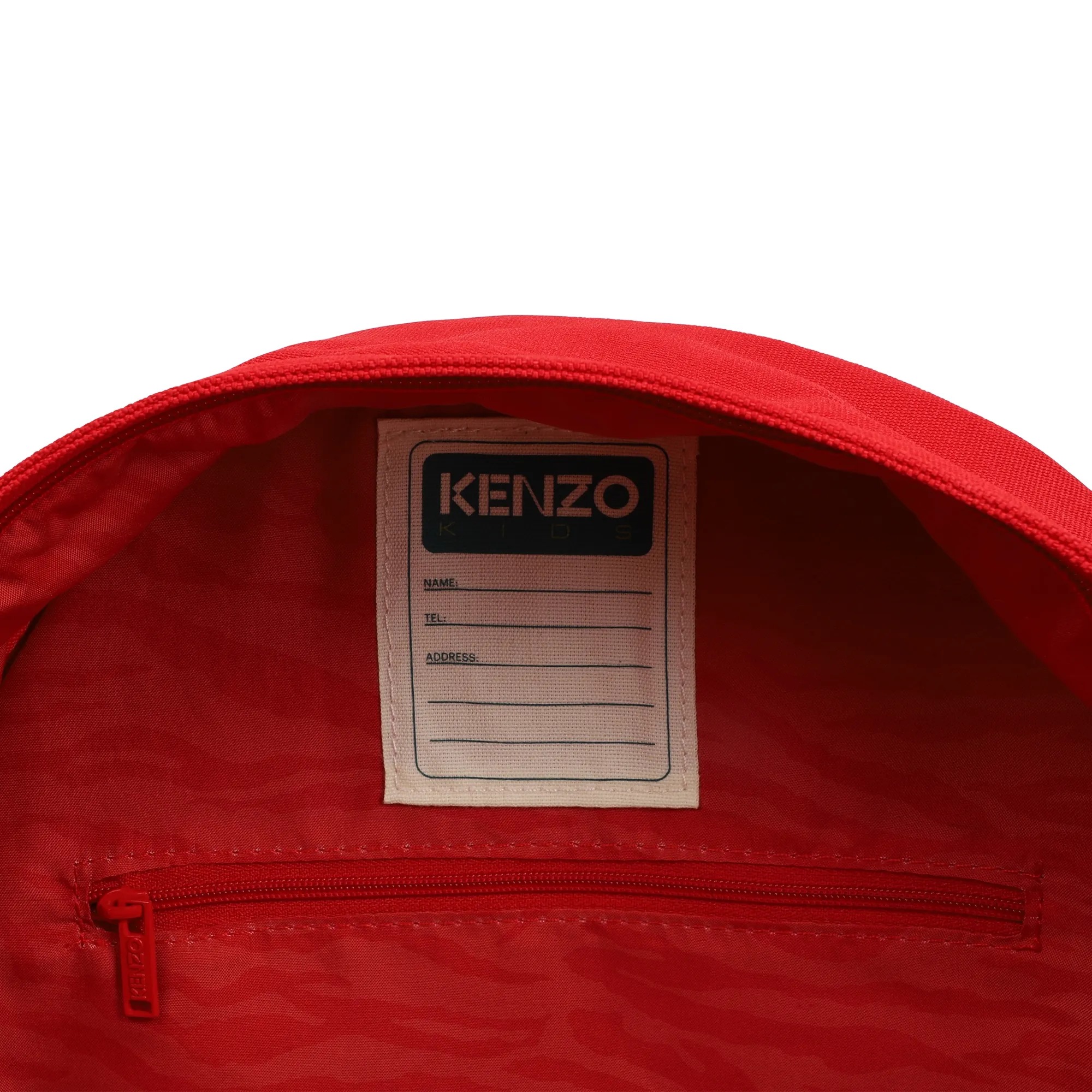 KENZO KIDS Mochila con tigre bordado