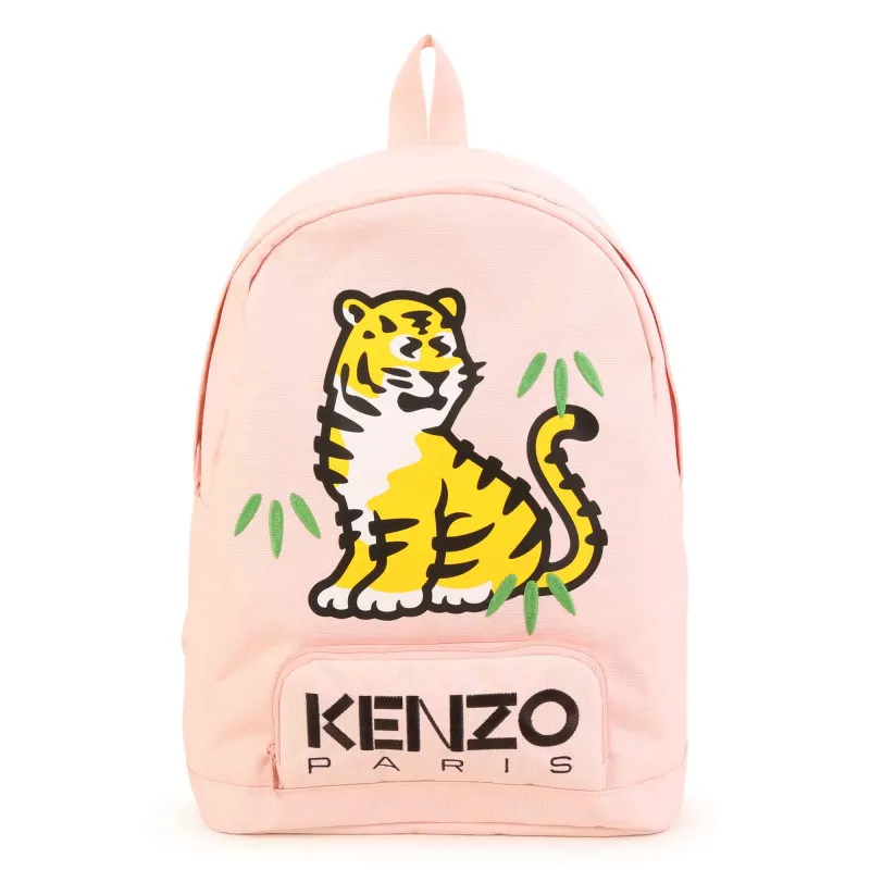 KENZO KIDS Mochila de lona bordada