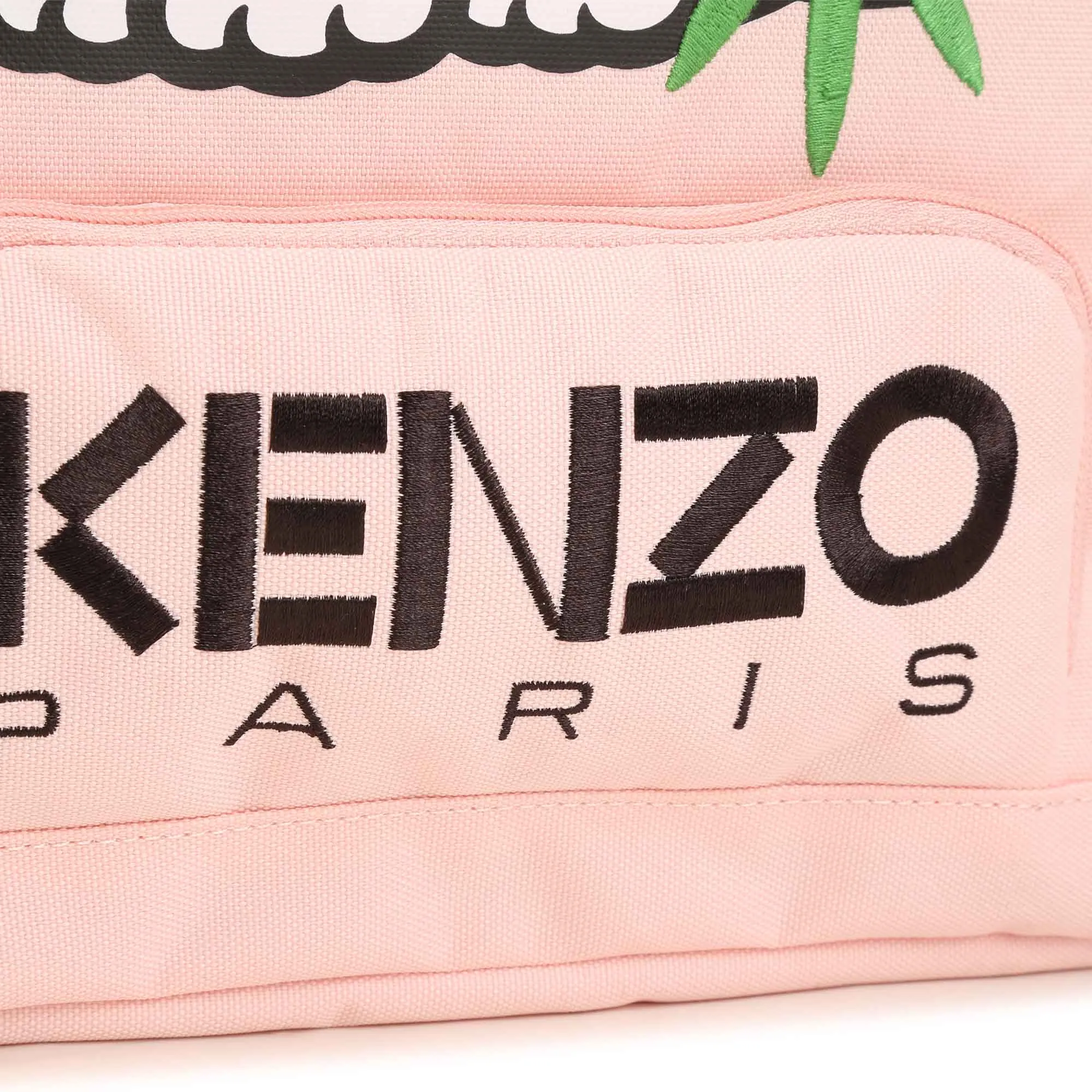 KENZO KIDS Mochila de lona bordada