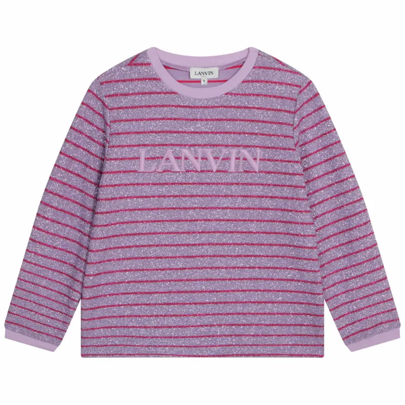 LANVIN Sudadera metalizada