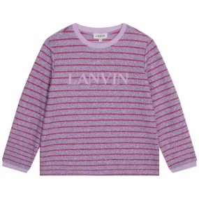 LANVIN Sudadera metalizada