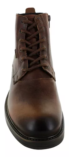 Levis Bota Casual Vestir Elegante Piel Cafe Hombre 85204