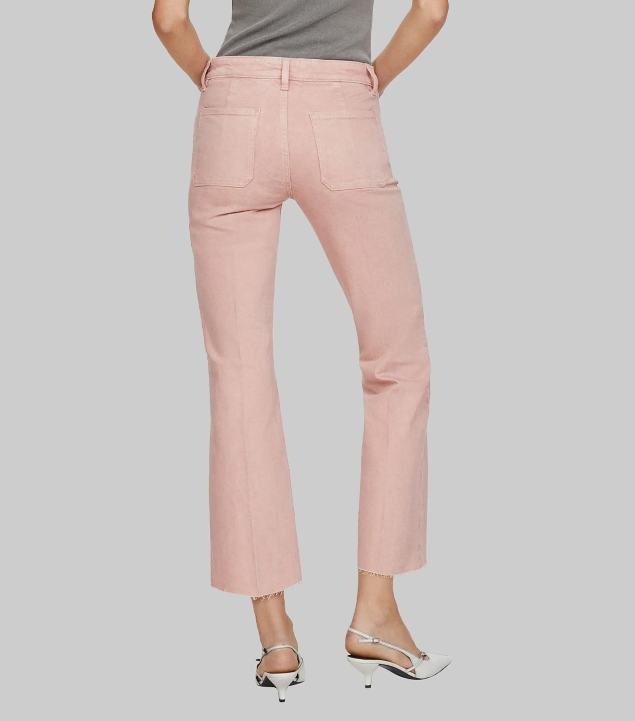 Mango Jeans flared crop Mujer