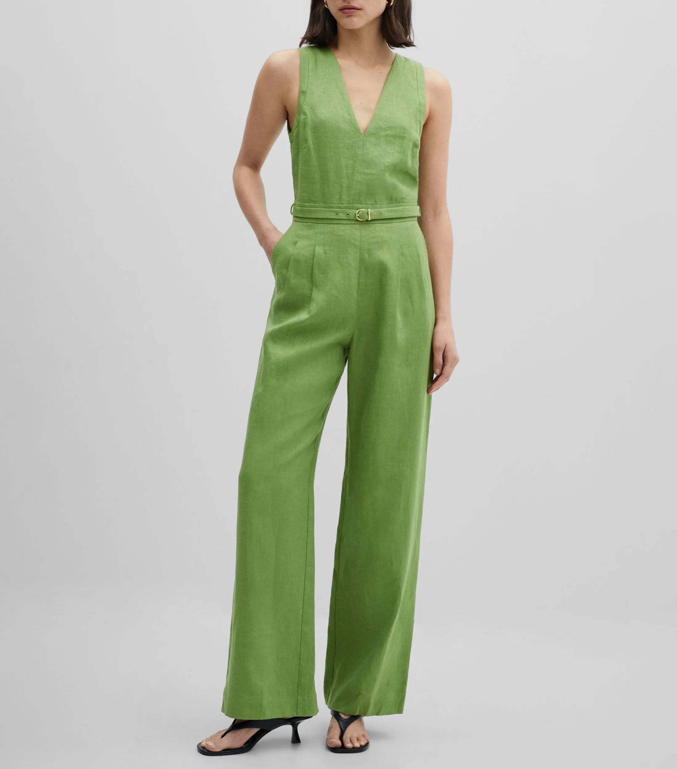 Mango Jumpsuit de corte recto Mujer