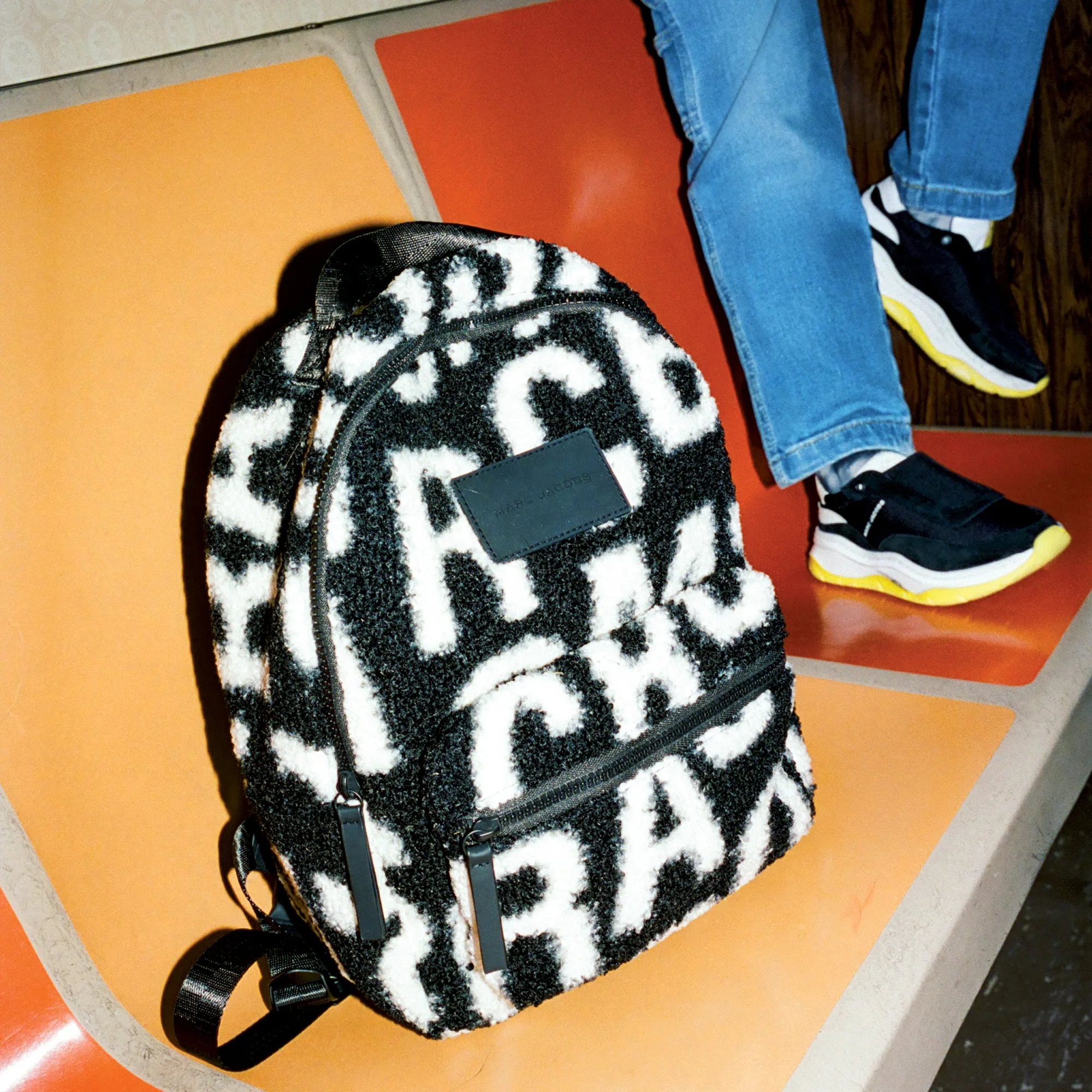 MARC JACOBS Mochila de tejido polar