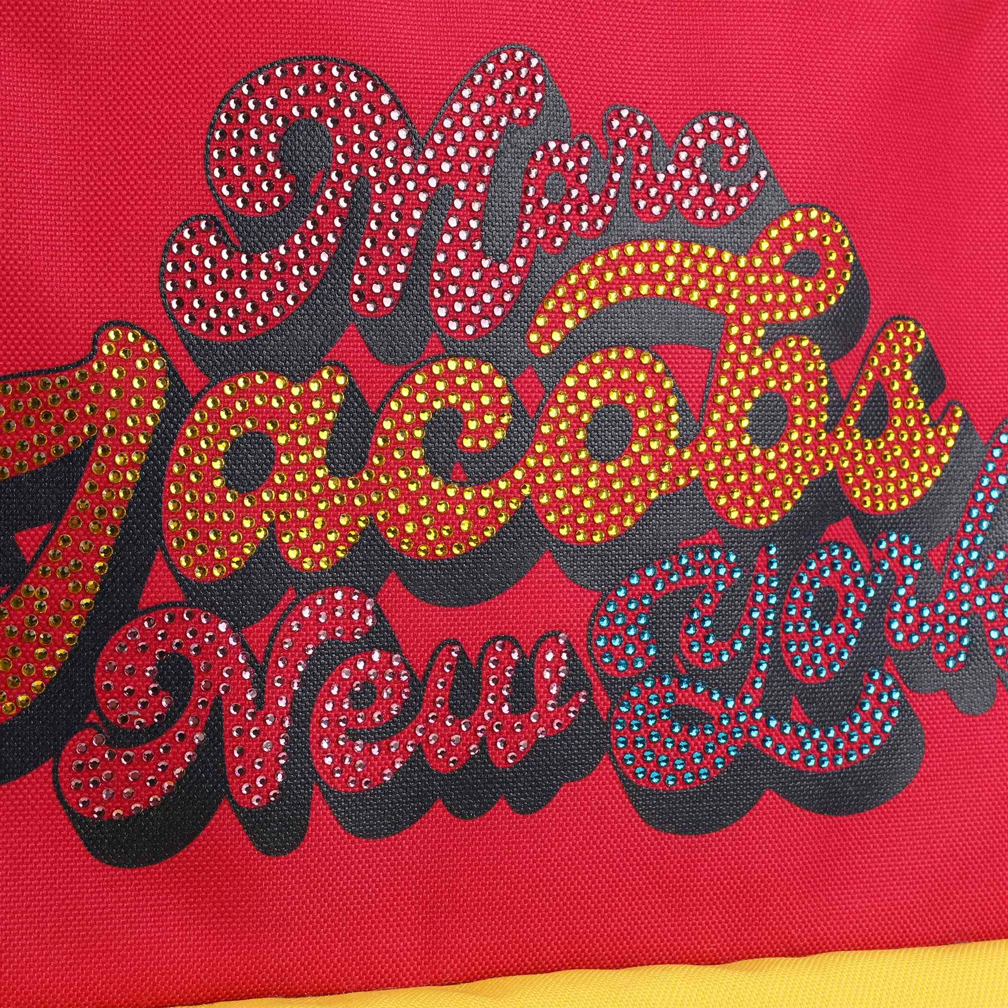 MARC JACOBS Mochila texturizada con estrás