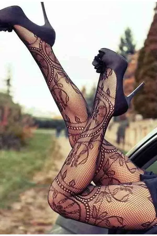 Medias sexy PantyHose Floral