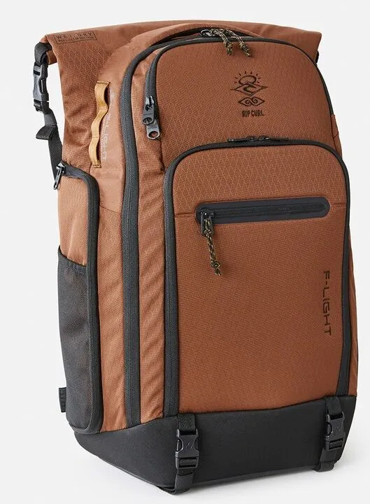 Mochila Estanca Rip Curl F-Light 40 litros Searcher marrón