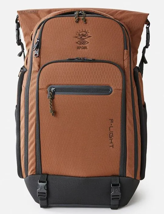 Mochila Estanca Rip Curl F-Light 40 litros Searcher marrón