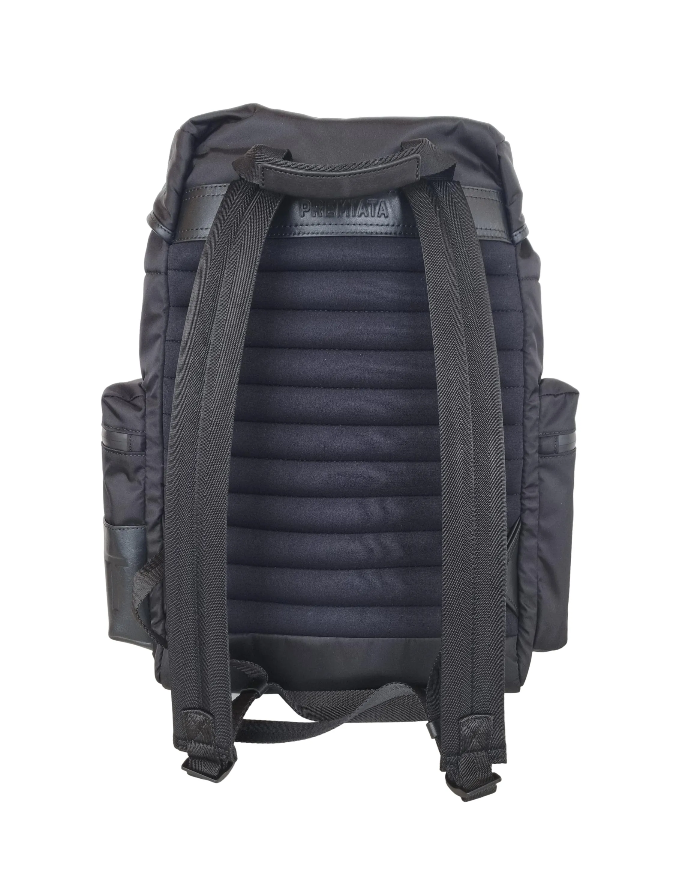 Mochila unisex PREMITA en tejido booker multibolsillos negro