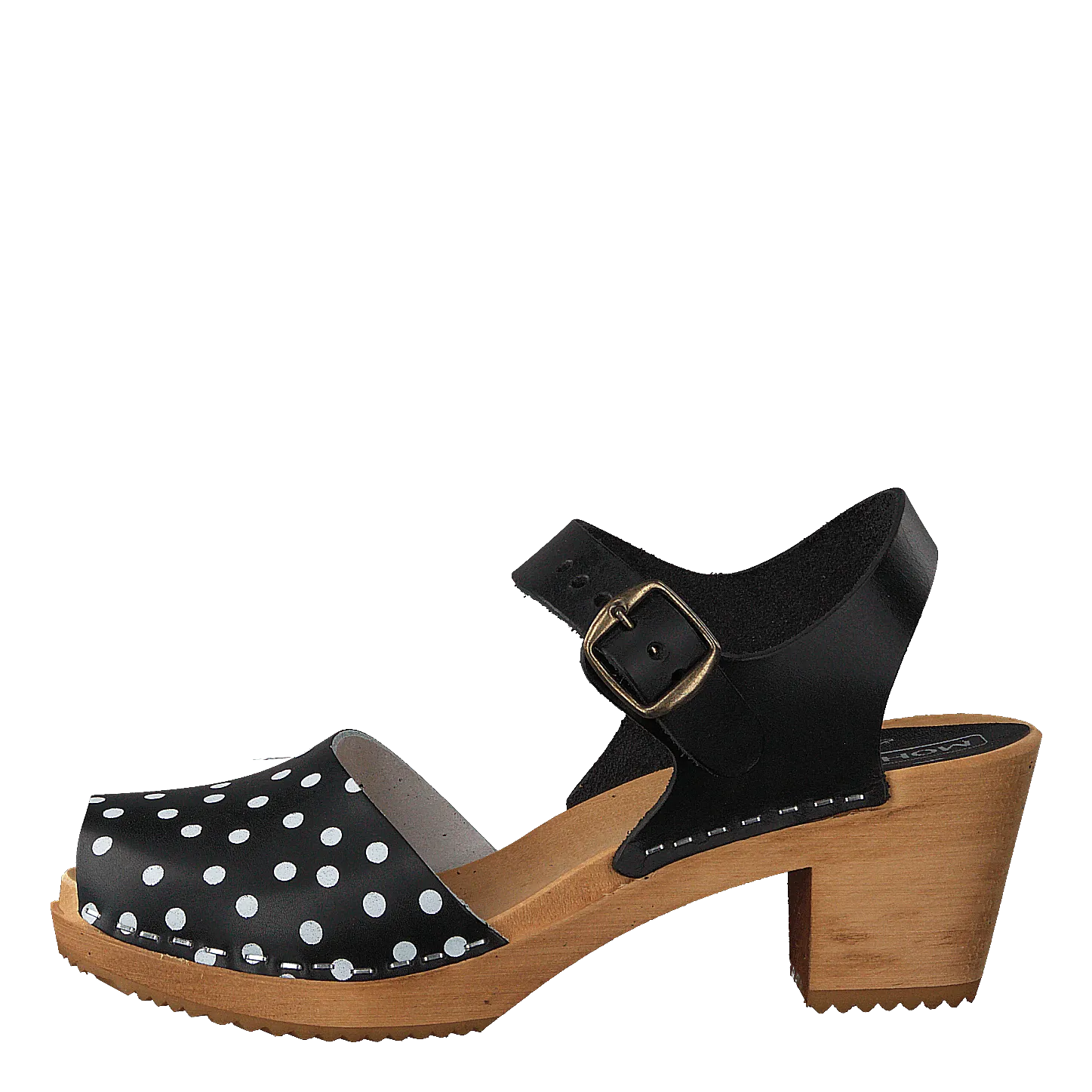 Mohedatoffeln zapatos Moa Pull Black/ Black Dots