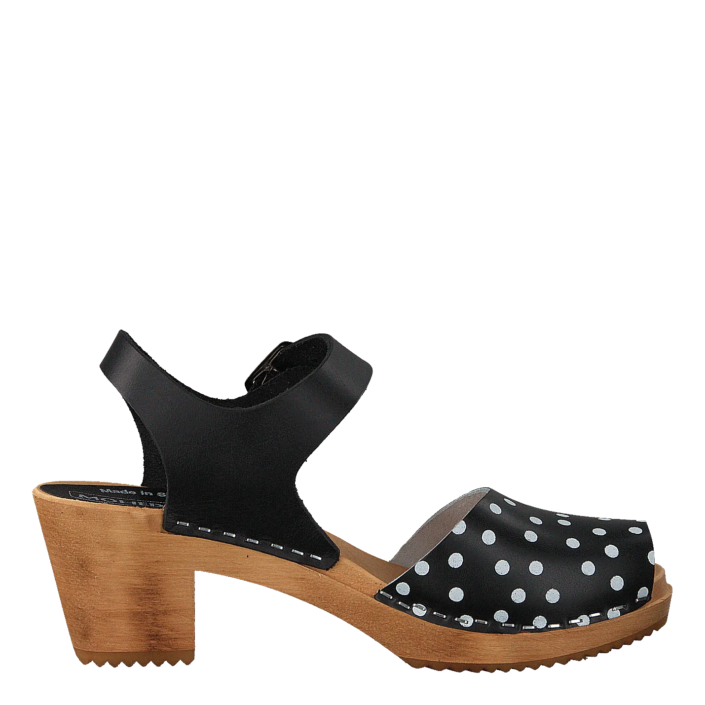 Mohedatoffeln zapatos Moa Pull Black/ Black Dots