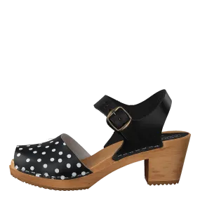 Mohedatoffeln zapatos Moa Pull Black/ Black Dots