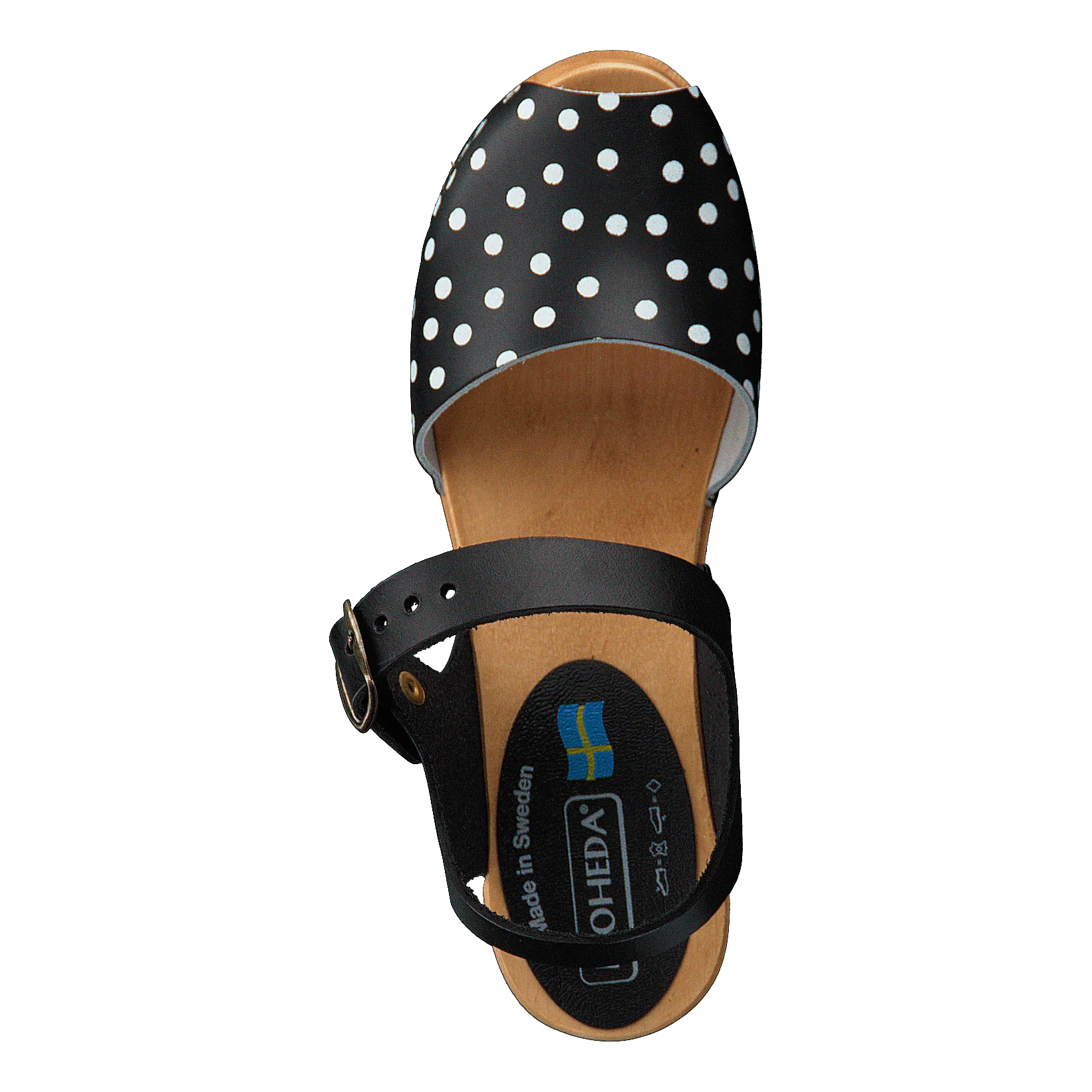 Mohedatoffeln zapatos Moa Pull Black/ Black Dots