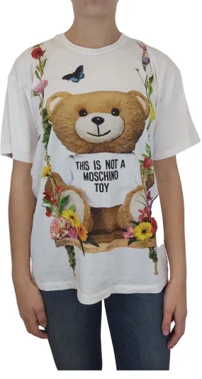 MOSCHINO White Teddy Bear T-Shirt