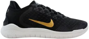 Nike Free RN 2018 "Black Metallic Gold Vast Grey" W