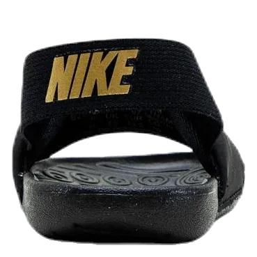 Nike Kawa Baby/Toddler Slides BLACK/METALLIC GOLD