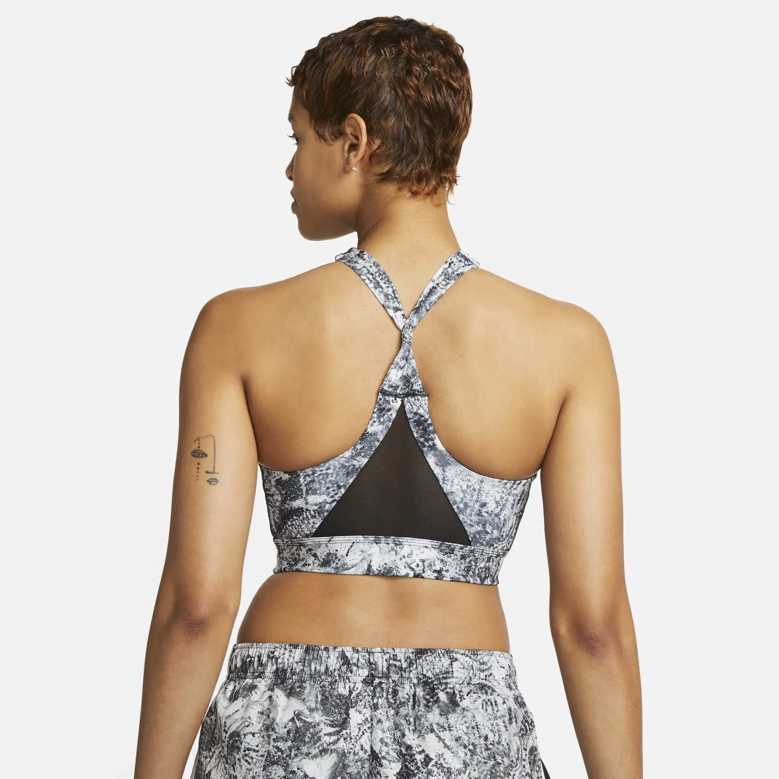 Nike Swoosh Wrap -Support 1-Piece Pad Printed Sports Bra