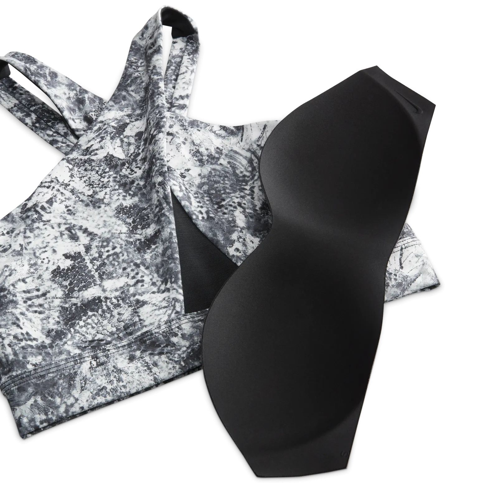 Nike Swoosh Wrap -Support 1-Piece Pad Printed Sports Bra