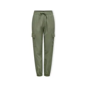 Noos Caro Pull Up Trousers - Oil Green