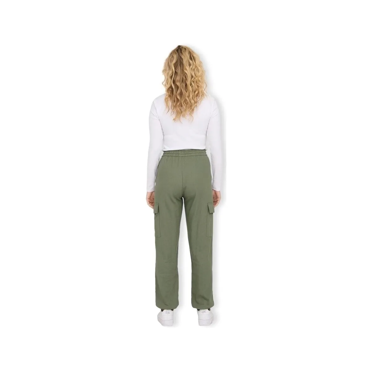 Noos Caro Pull Up Trousers - Oil Green