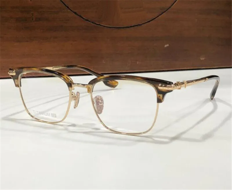 Nuevo diseño de moda ojo de gato marco de titanio gafas ópticas 8148 estilo retro simple y versátil con caja puede hacer lentes 