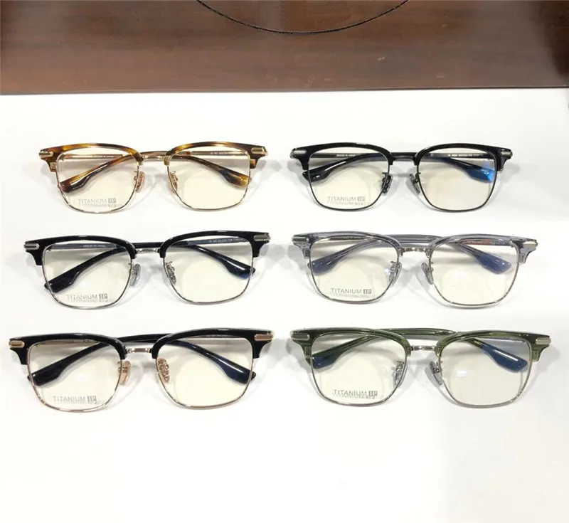 Nuevo diseño de moda ojo de gato marco de titanio gafas ópticas 8148 estilo retro simple y versátil con caja puede hacer lentes 