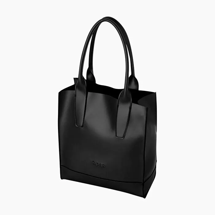 O bag suy negro metal con mango